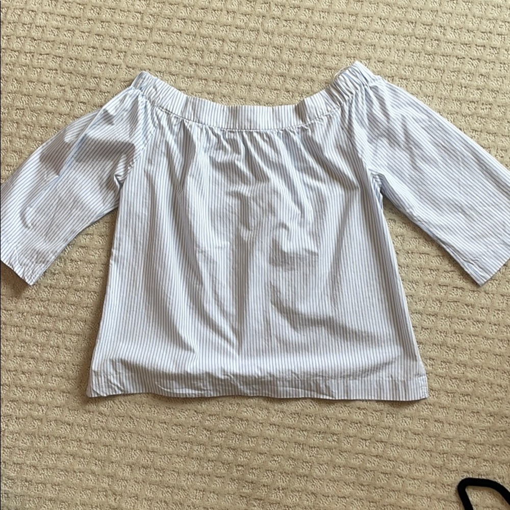 Off the shoulder Madewell top